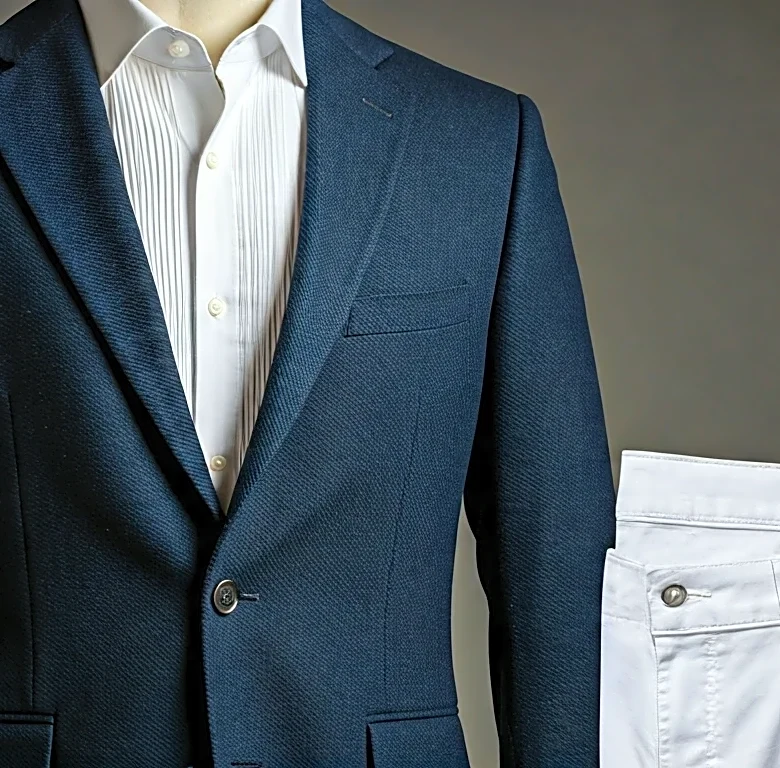 How to wear White Jeans With Tailoring