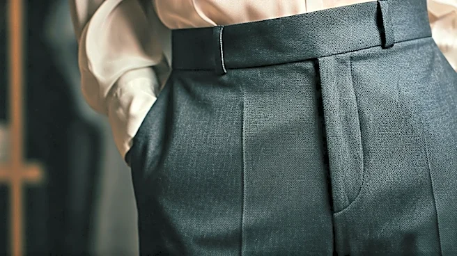 Why Designers Keep Pairing Delicate Tops With Severe Trousers
