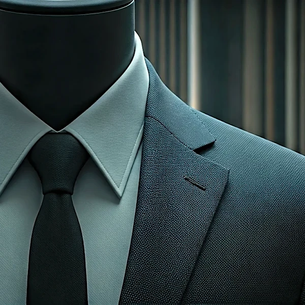 How Luxury Menswear Uses Negative Space Around the Neck