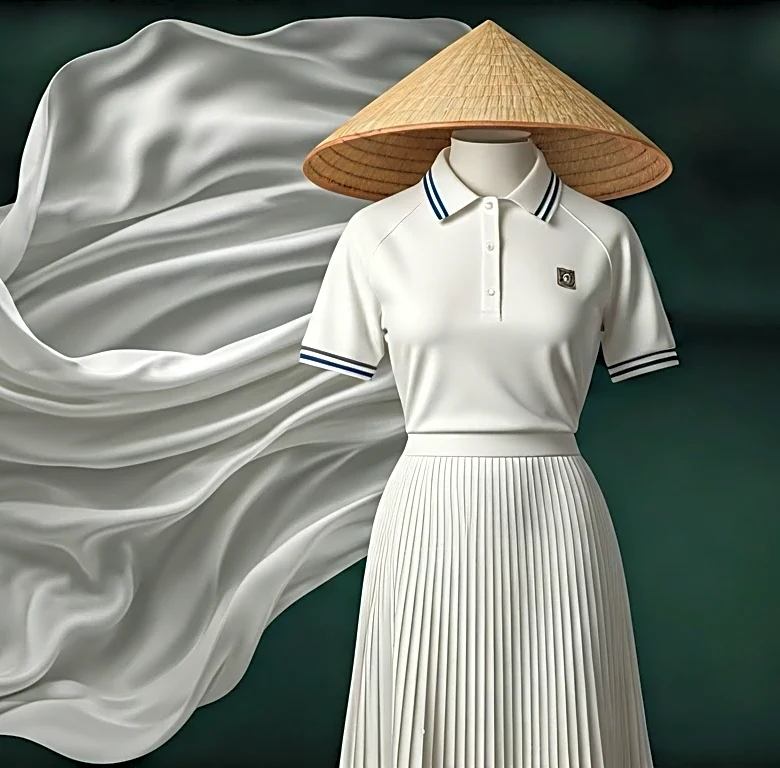 The Thom Browne Reference Behind Modern Wimbledon Silk Organza Overlays — with Archival Sportswear References