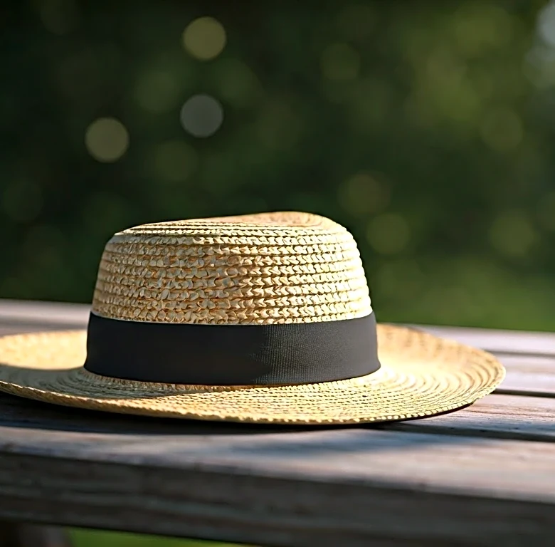 Why the Contradiction Inside Woven Straw Boaters Work for Summer, Through a Princess Diana-Era Mood Board
