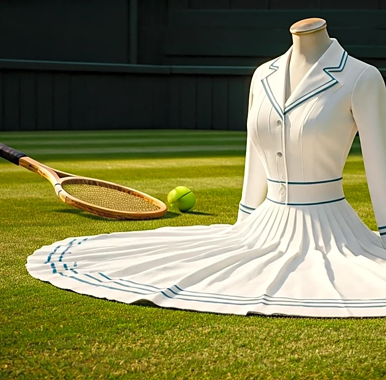 The Sporty-Formal Tension Behind Archival Tennis Dresses, Through a Princess Diana-Era Mood Board
