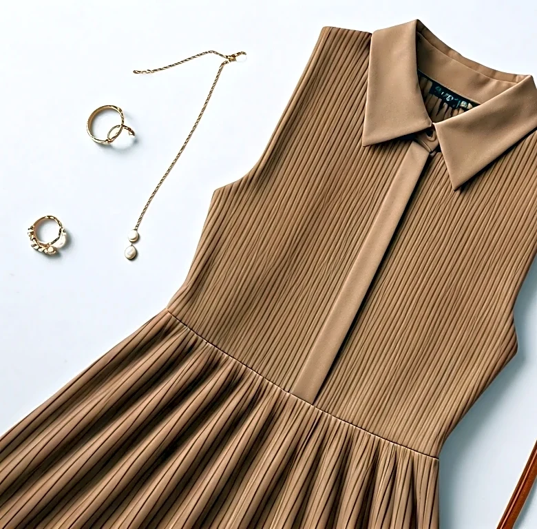 How the Prep Debate Hidden Inside Micro-Pleated Shirt Dresses Looks Through a Minimalist Buyer’s Lens
