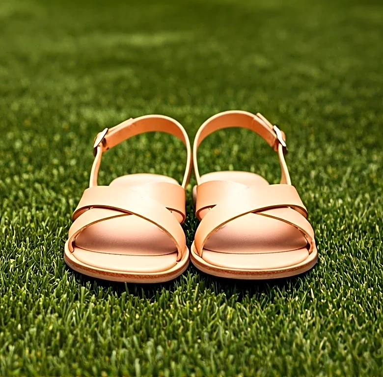 The “Clean Girl” Version of Wimbledon Beauty Starts with Tan Sandals without Overthinking the Trend