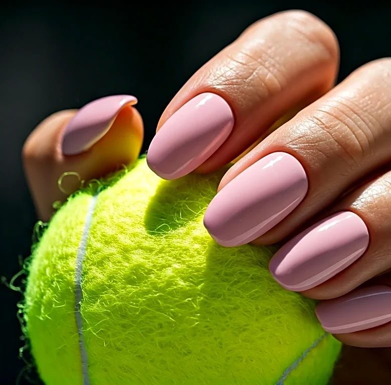 Gigi Hadid and the Easy Wimbledon Formula for Soft Pink Manicures — for a One-Piece Outfit Solution