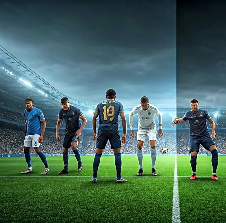 How Teams Change Shape With and Without the Ball