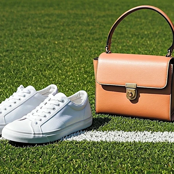 Wimbledon Low-Profile Canvas Sneakers or Parisian Minimalism? The Difference Is in the Styling
