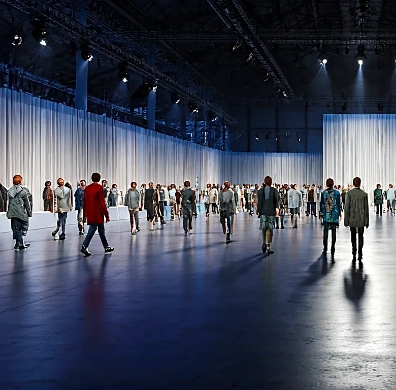 Attendees Turned the Convention Floor Into a Runway