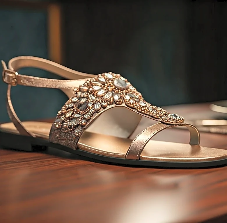 How to Make Flat Sandals Look Dressy Enough for Dinner