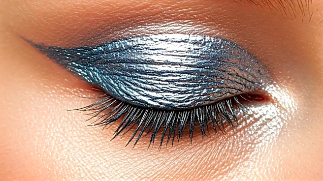 The Micro-Trend: Liquid-Metal Eyeshadow With Barely-There Skin