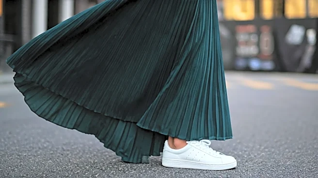Pairing Sneakers With a Formal Maxi Skirt at ESSENCE Festival