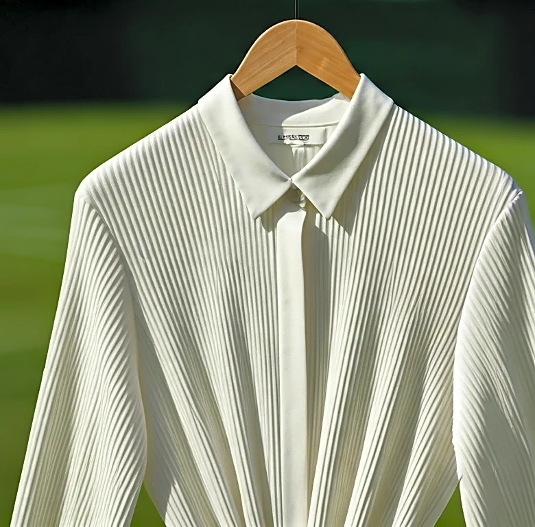 What the Wimbledon Wardrobe Says About Micro-pleated Shirt Dresses, with a Ralph Lauren-Level Capsule in Mind
