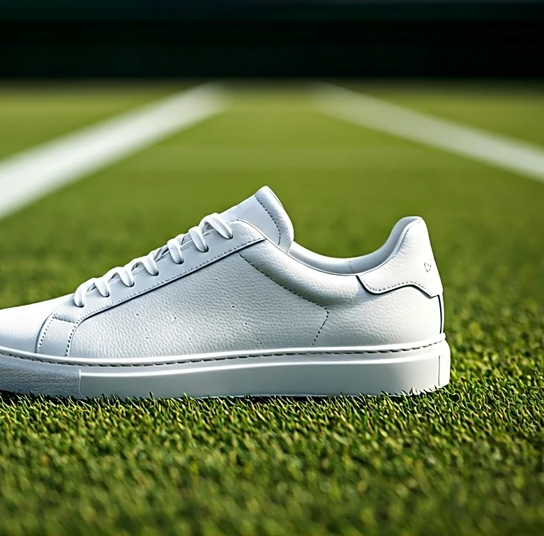 The Wimbledon Signature Story Behind White Leather Court Sneakers