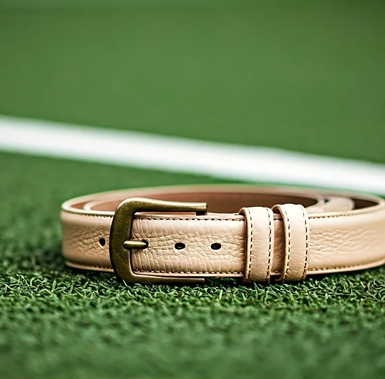 The Courtwear History Behind Cream Leather Belts at Wimbledon