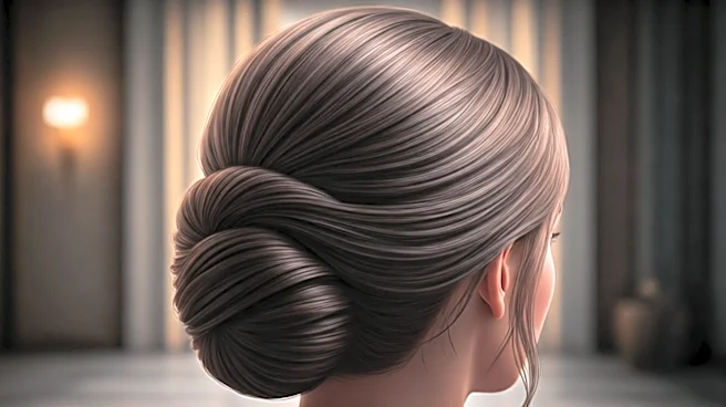 The Hyper-Specific Beauty Signal Hidden in Glossy Low Chignons
