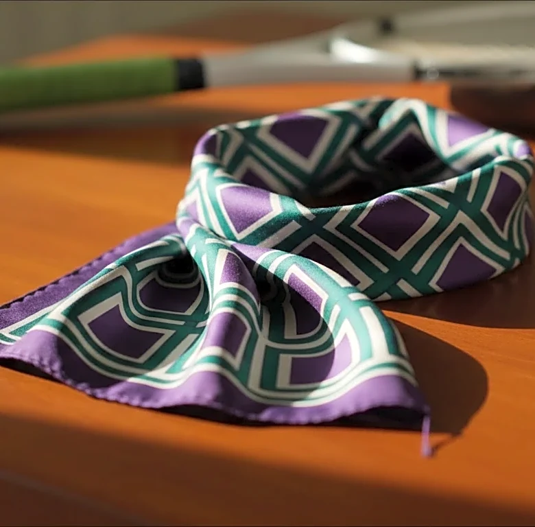 The Hidden Fashion Logic Behind Wimbledon Silk Twill Neck Scarves, with a Ralph Lauren-Level Capsule in Mind
