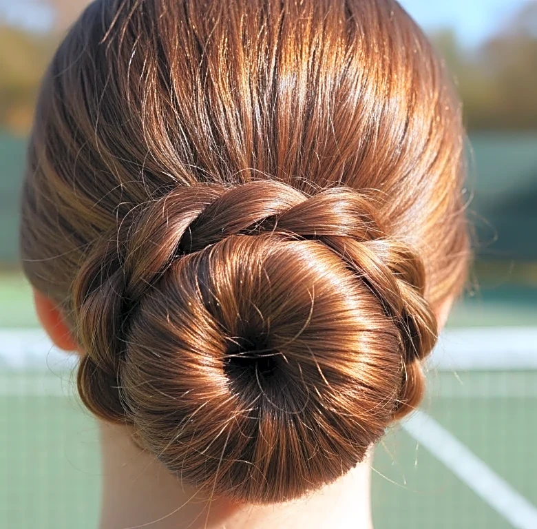 Why Editors Are Tracking Glossy Low Chignons as the Next Tennis-Season Detail in a Serious Summer Edit