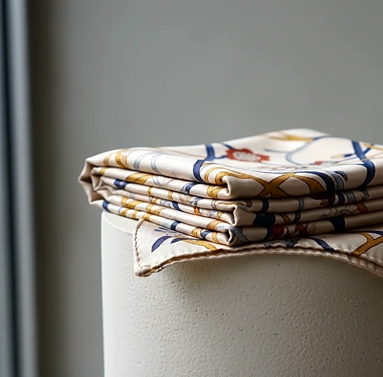 The Prep Debate Hidden Inside Silk Twill Neck Scarves, Through a Minimalist Buyer’s Lens