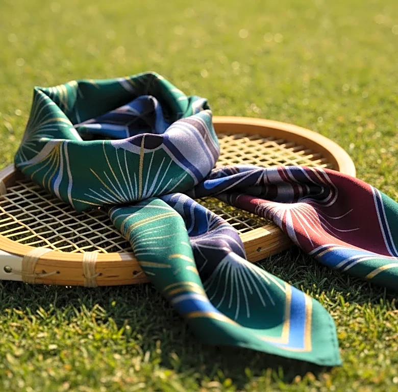 What the Wimbledon Wardrobe Says About Silk Twill Neck Scarves, with a Ralph Lauren-Level Capsule in Mind Through a 1920s Archive