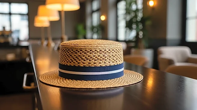 How to Use Woven Straw Boaters to Break Traditional Tenniscore, for Post-Tennis Dinner Dressing