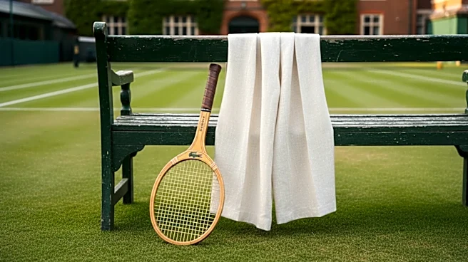 The 1930s Wimbledon Story Behind Off-White Wide-Leg Trousers, Through a Lacoste Heritage Lens