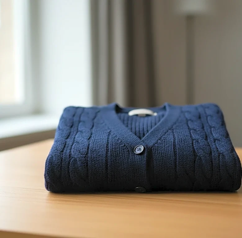 Permission to Wear Navy Cardigans Even If You Never Play Tennis