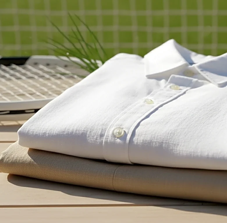How to Wear Old Navy Linen Separates on a Hot Day for a Wimbledon-Inspired Look