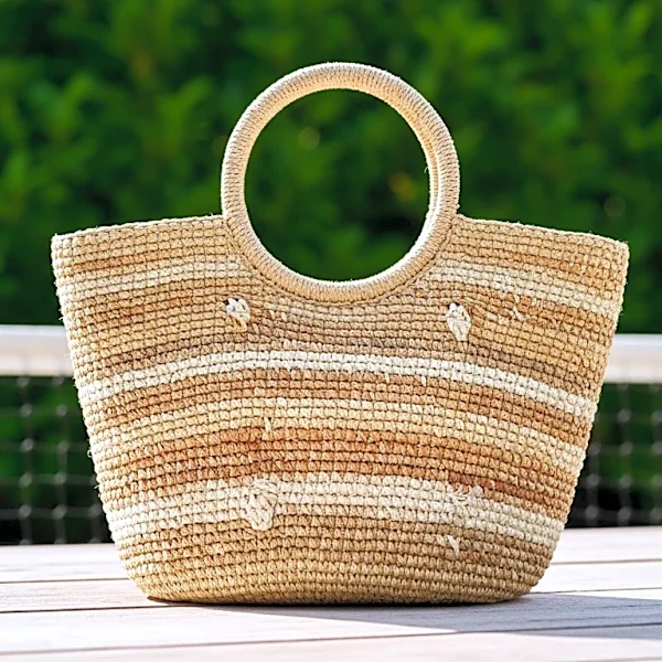 The History Behind Why Raffia Bags Feel So Tennis-Adjacent