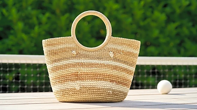 The History Behind Why Raffia Bags Feel So Tennis-Adjacent