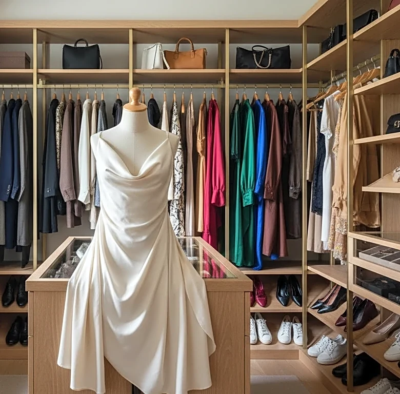 How Kibbe Soft Dramatic Quietly Shapes a Wardrobe That Works