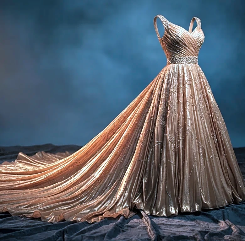 Why the Golden Globes’ Most Iconic Silhouette Was Borrowed From an Earlier Era