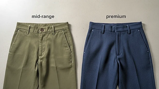 What cropped trousers Looks Like in Mid-Range vs Premium Brands