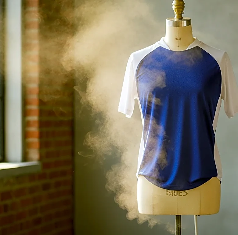 How to Steam, Shape, and Layer a Stiff New Jersey for a Softer Vintage Drape