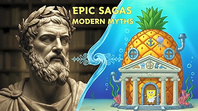 How The Simpsons and The SpongeBob SquarePants Movie Parody The Odyssey