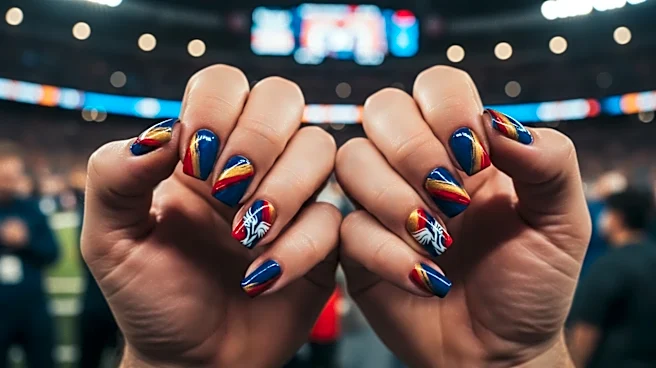 Fans Match Their Manicures to Team Colors