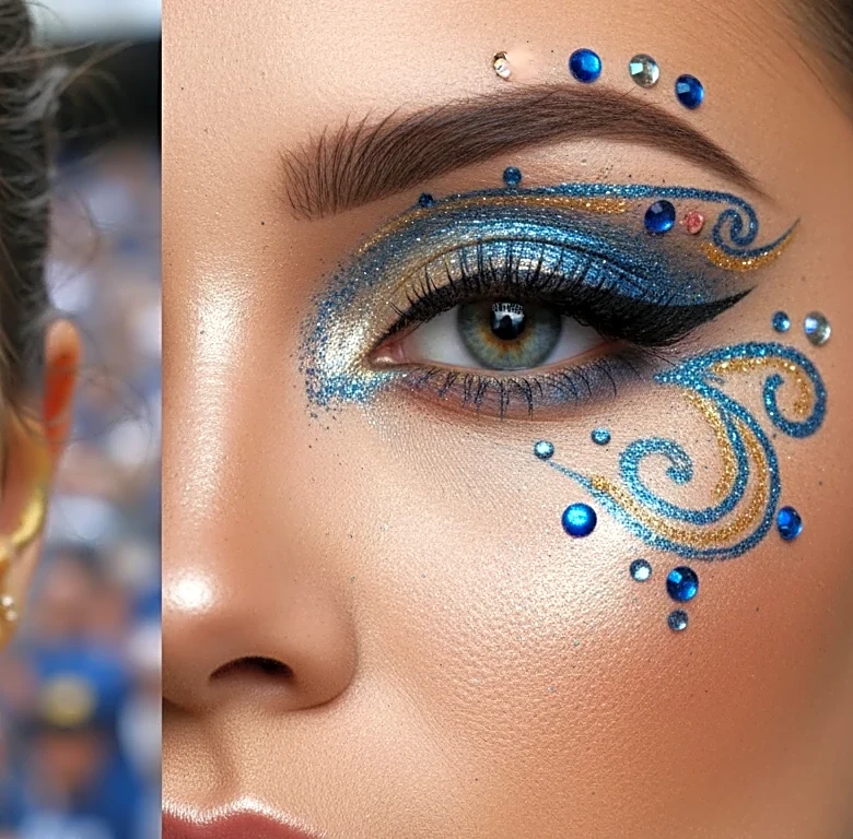 Where Game-Day Face Paint Ends and Modern Fan Makeup Begins