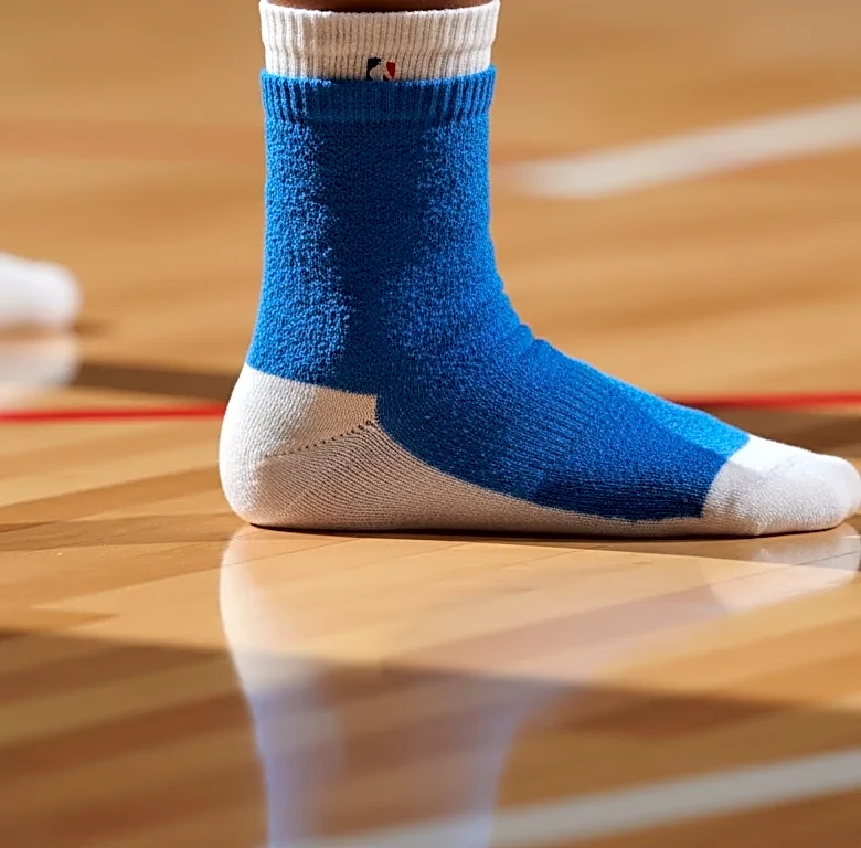The Secret Weapon in a Monochrome Team Outfit: One Contrasting Sock