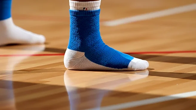 The Secret Weapon in a Monochrome Team Outfit: One Contrasting Sock