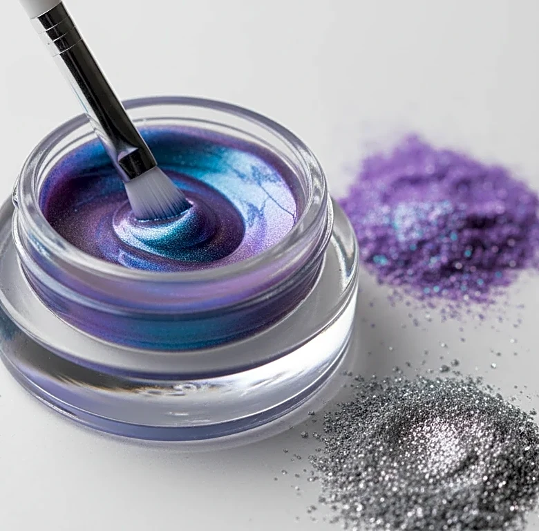 How to Create Custom Chrome Gel Liner From Cosmetic-Grade Pigment