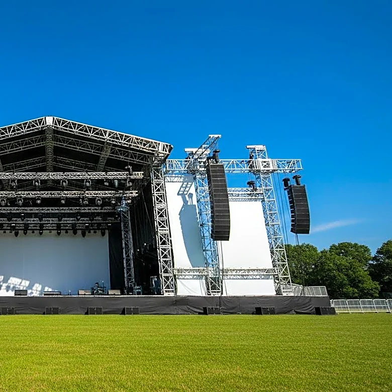 Why Early Festival Stages Relied On Banners, Trusses, And Hope