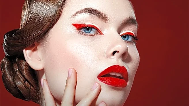 Beauty Editors Are Matching Skin-Like Bases With Graphic Eye Color in Copenhagen