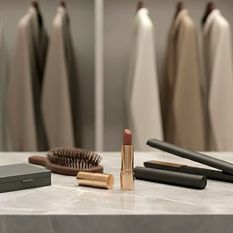 What Hair and Makeup for the American Business Wardrobe Actually Look Like in High-Quality Closets