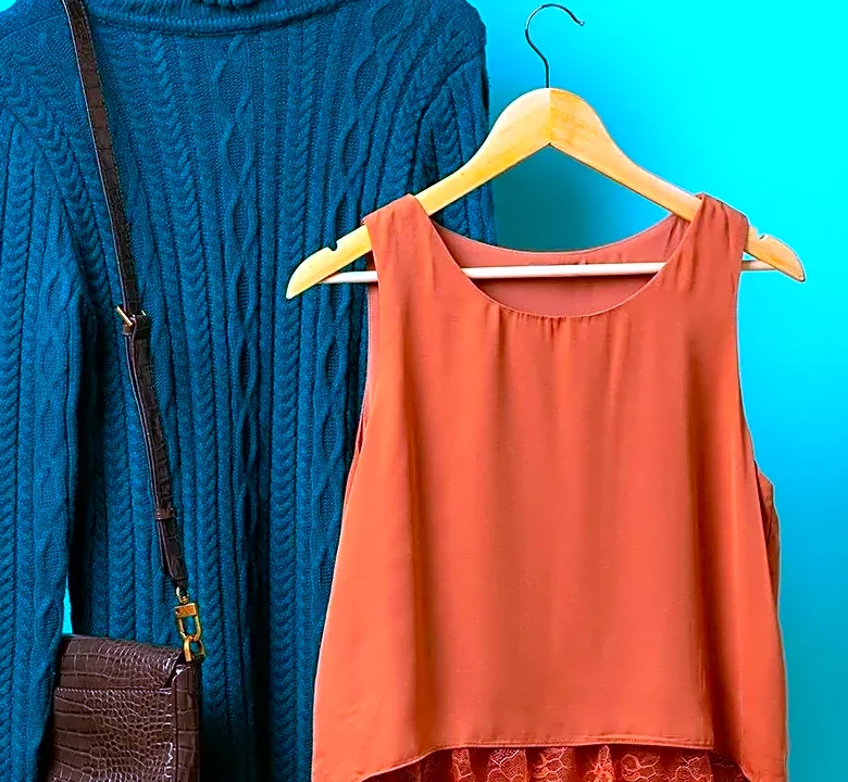 How to Style a Ribbed Knit Midi Dress With a Cable-Knit Sweater