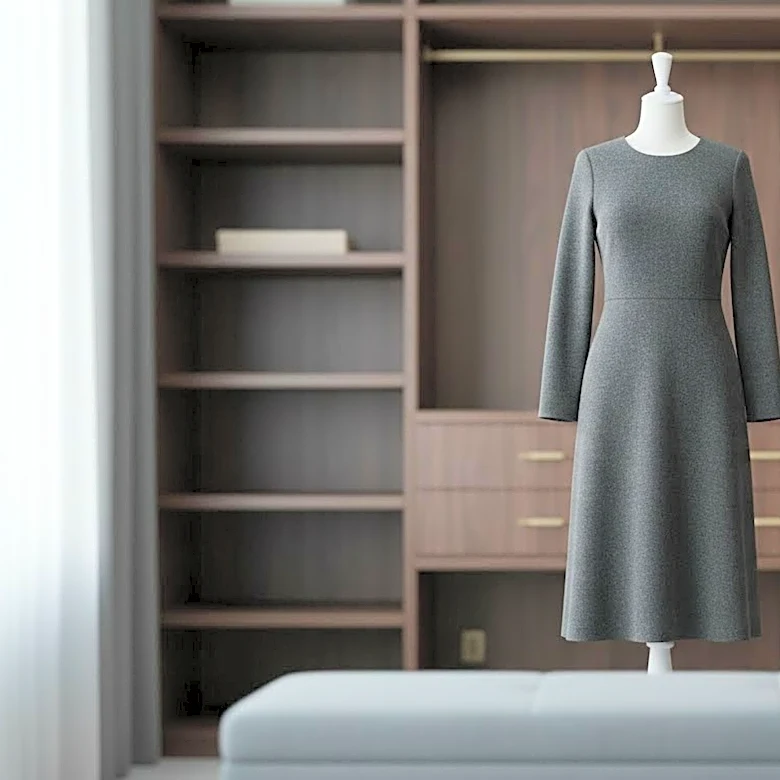 5 Charcoal Flannel Midi Dress Looks for Stadium Tailgates