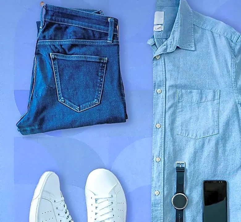 How to Style Indigo Bootcut Jeans and a Chambray Shirt