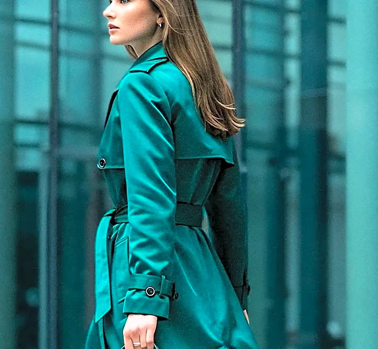 How to Style a Forest Green Midi Skirt and a Cropped Trench