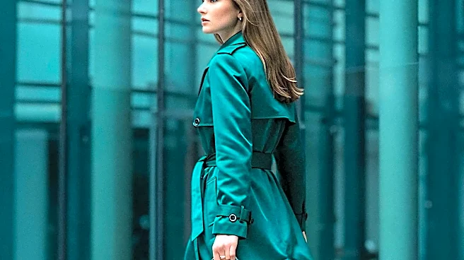 How to Style a Forest Green Midi Skirt and a Cropped Trench