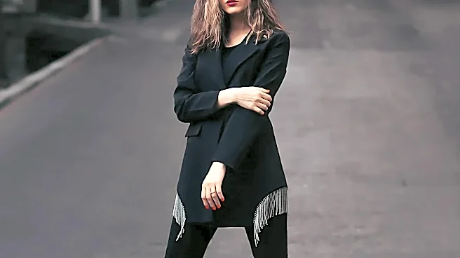 How to Style Black Flare Pants and a Fine-Knit Shell