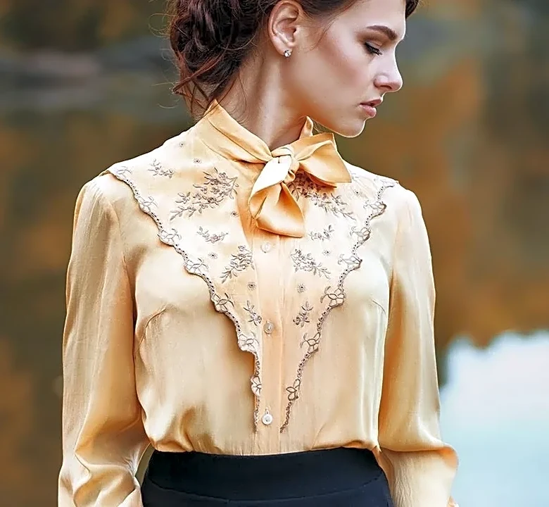 The Real Reason the Bow Blouse for Every Body Type Outlasts Trends