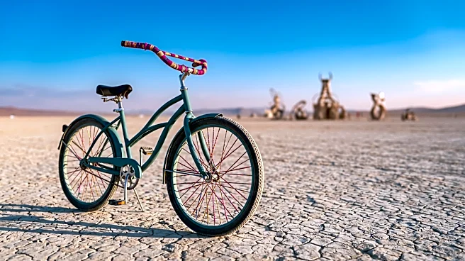 Why Burning Man Participants Bike Across Black Rock City for Rumored Performances